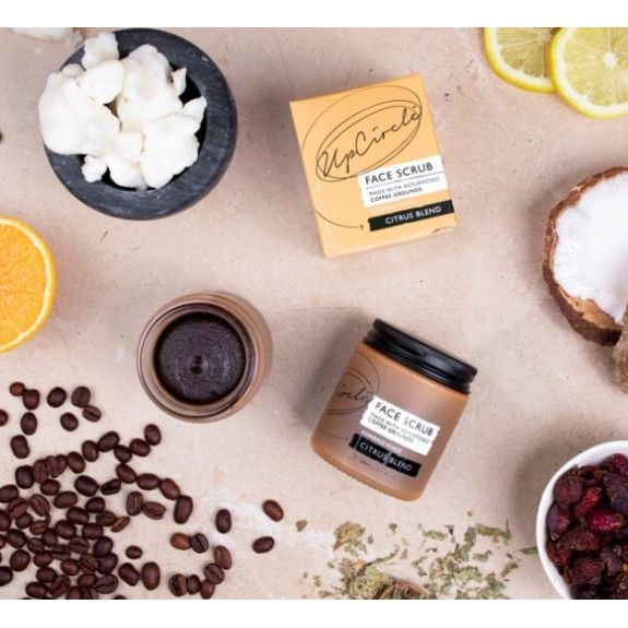 UPCIRCLE COFFEE FACE SCRUB-CITRUS BLEND 100ML-JAR
